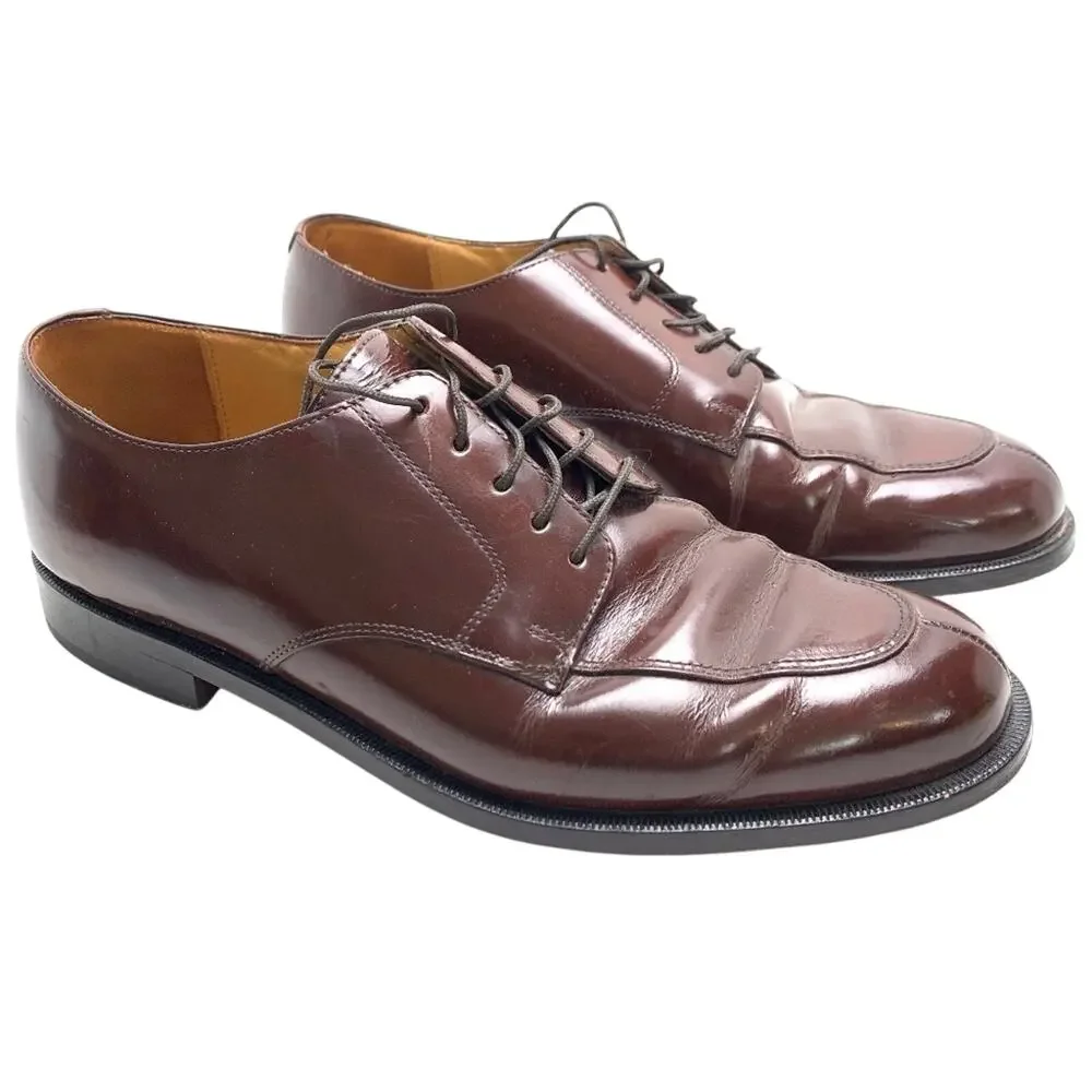 COLE HAAN Brown Genuine Leather Oxford Dress Shoes Business Office Career sz 9 D